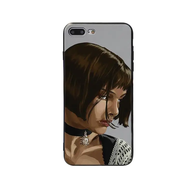Чехол для телефона Babaite Leon Matilda Natalie Portman черный мягкий чехол iPhone 6S 6plus 7 7plus 8 8Plus X Xs MAX
