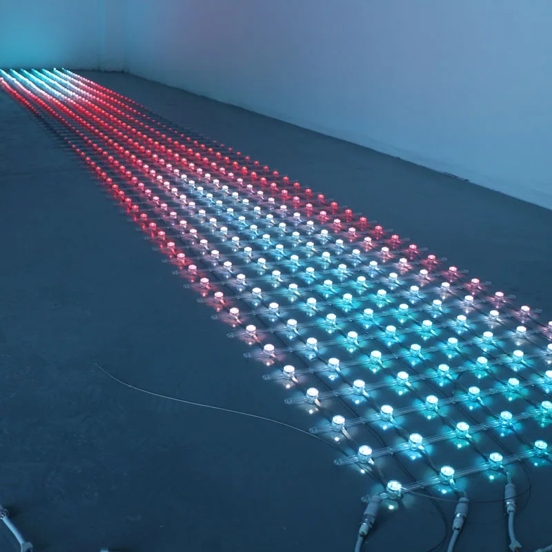 1 2 м * 400 светодиодов/набор 20 мм UCS1903 RGB LED Пиксельная сетка дисплей полный цвет