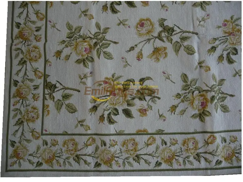 Ручной Тканый игольчатый 100% шерстяной ковер ручной работы французский стиль