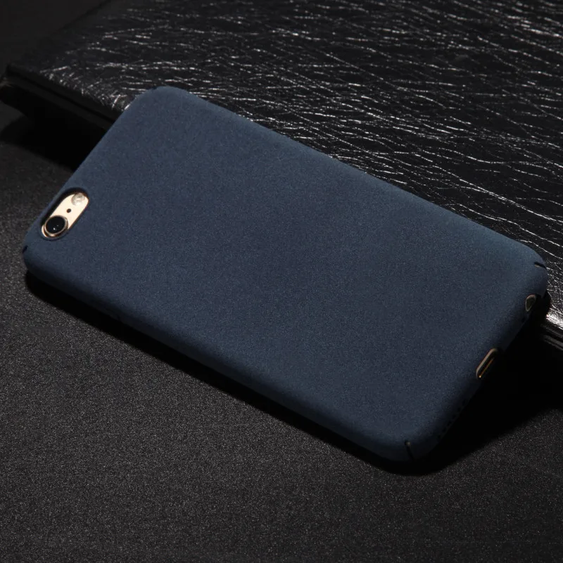 Жесткий матовый тонкий чехол для iPhone 7 6 s 8 плюс Xs X Матовый рок песок зыбучие пески