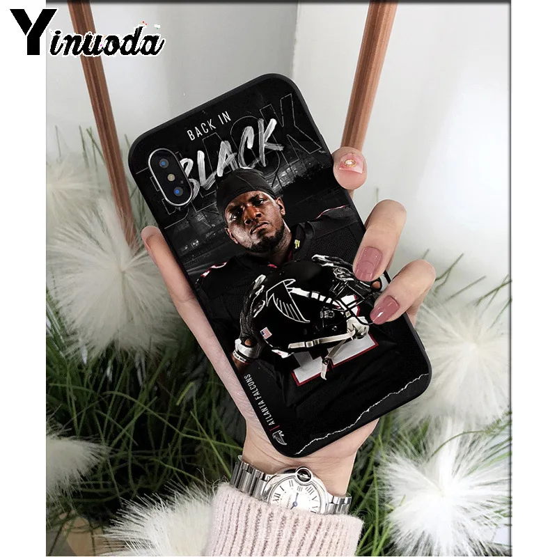 Yinuoda Atlanta Falcons ТПУ Мягкий силиконовый чехол для телефона чехол для iPhone X XS MAX 6 6S 7 7plus 8 8Plus 5 5S XR