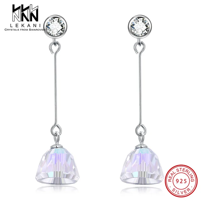 Женские серьги подвески с кристаллами Swarovski австрийские стразы в форме