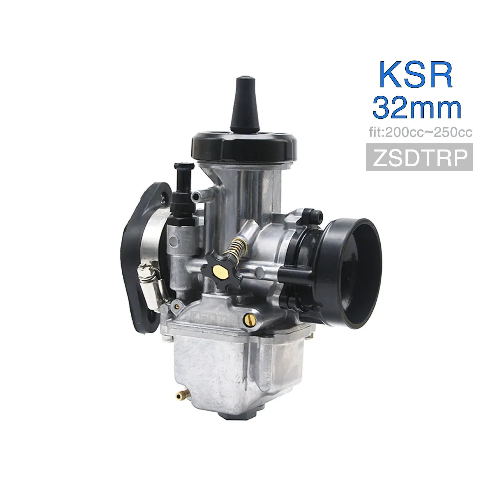KSR 32mm ZSDTRP KSR28 30 32 34 мм PWK карбюратор Универсальный Shift Karts 4T гоночный мотоцикл Скутер для Honda Yamaha KTM - Цвет: KSR 32mm