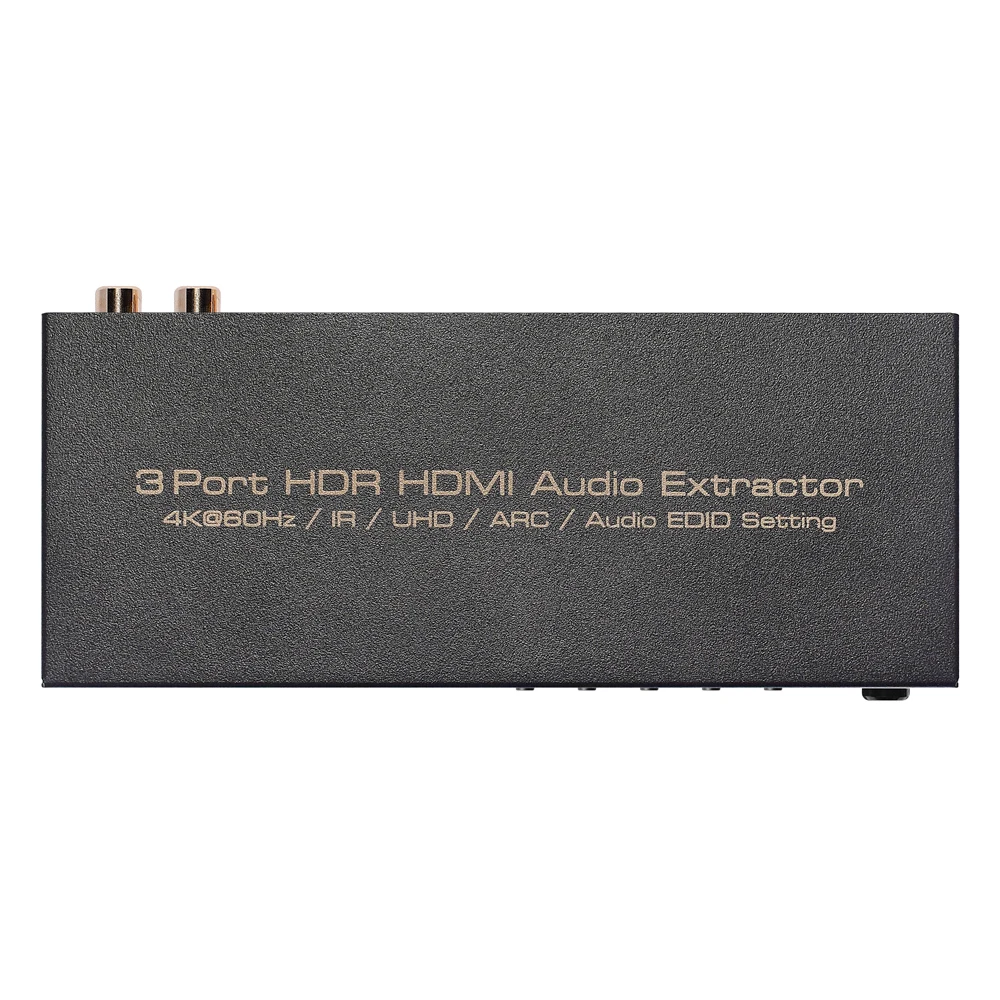 HDMI 2 0 аудио эксрактор коммутатор 3x1 4 K 60 Гц UHD ARC EDID конвертер с SPDIF l/R выход для ТВ