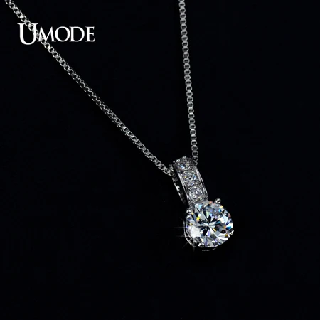 UMODE Хрустальные ожерелья с небольшими классическими фианитами качества ААА+ UN0031 |
