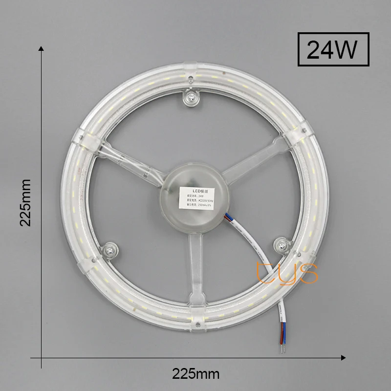 Светодио дный потолочный светильник 5730SMD 12 Вт 18 24 светодио лампа Осьминог Light 220 В