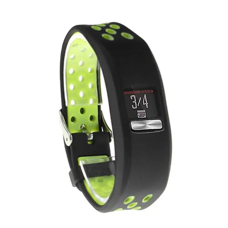 Бесплатная доставка ремешок для часов Garmin vivofit 4 браслет голоу черный силиконовый