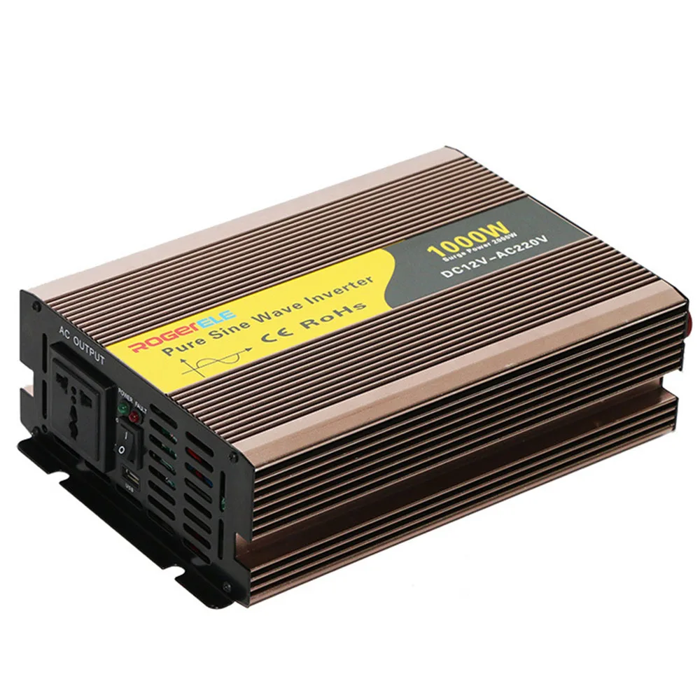 2000 Вт пиковая мощность Солнечная Чистая синусоида Инвертор постоянного тока 12 В