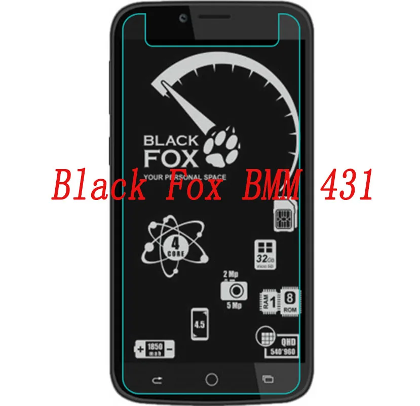 Закаленное стекло для смартфона Black Fox BMM 431 9H Взрывозащищенная защитная пленка