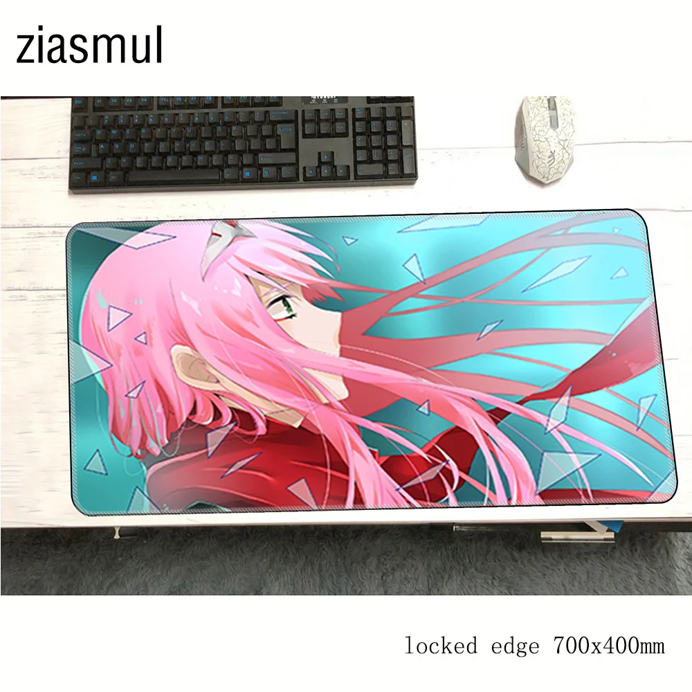 darling in the franxx mouse pad 700x400x2mm mats gifts Computer mat gaming accessories xl mousepad keyboard games pc gamer | Компьютеры и