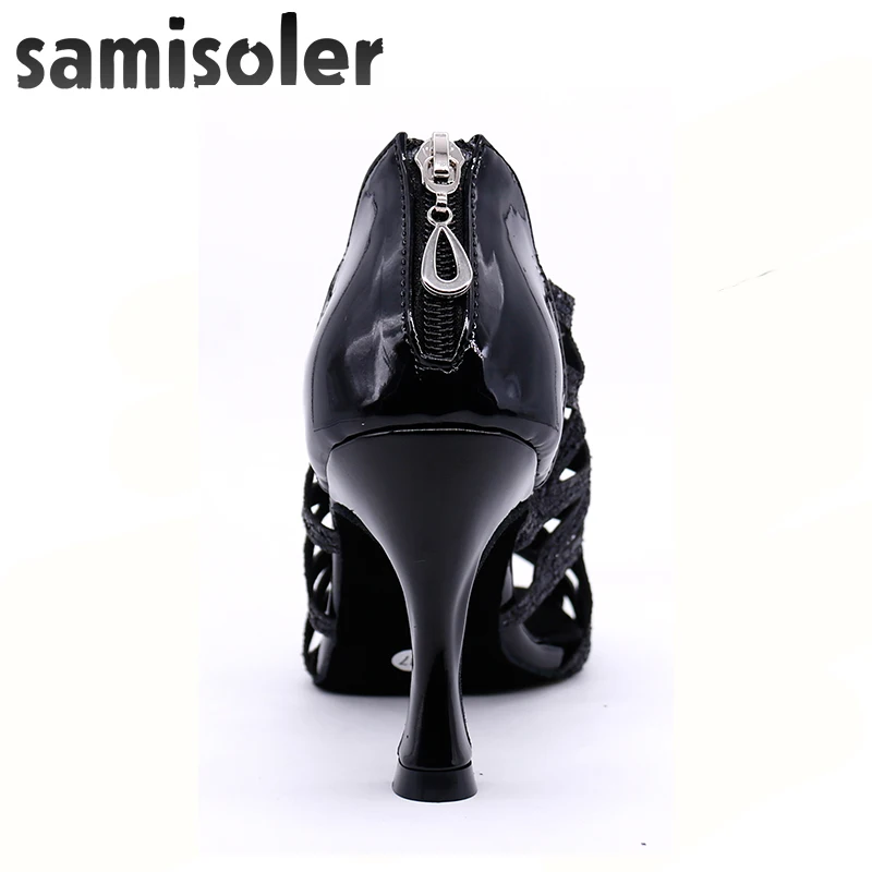 

Samisoler Glitter Cut-Outs shoes woman latin dance shoes tango jazz dance shoes salsa Ballroom Fashion shoes dance 5CM-10CM