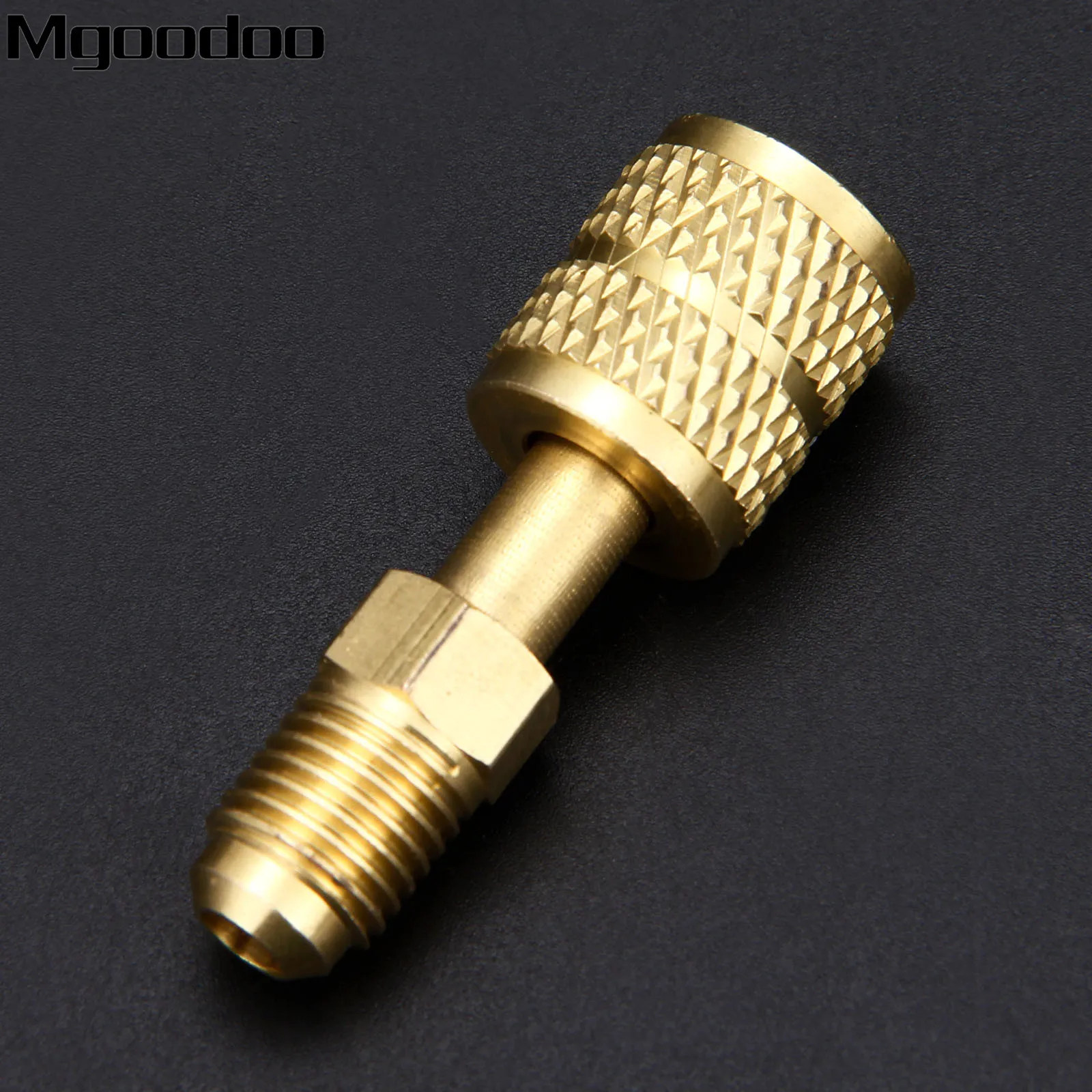 2x Mayitr R410a прямой переходник для мини переходник для кондиционеров со сплит-системой вентиляции и кондиционирования 1/" Мужской до 5/16" SAE женский зарядный шланг для вакуумного насоса