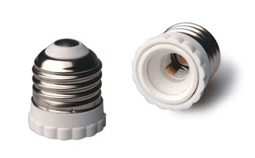 

1000pcs E26 to E12 adapter convertor,for Led Halogen CFL light bulb lamp base adapter,E26 male to E12 female.