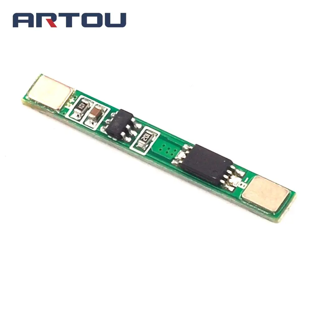 2 шт./лот 1S 3 7 V 3A Защитная плата для литий ионного аккумулятора BMS PCM pcm