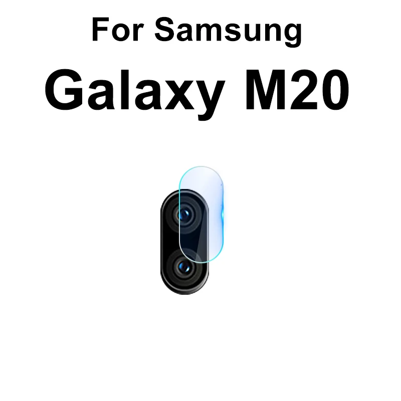 M20 2 шт для задней панели Камера объектив Стекло для samsung Galaxy A10 A20 A30 A40 A50 A60 A70 M30 M20 S10E S10 плюс A7 A750 объектив закаленная пленка - Цвет: M20