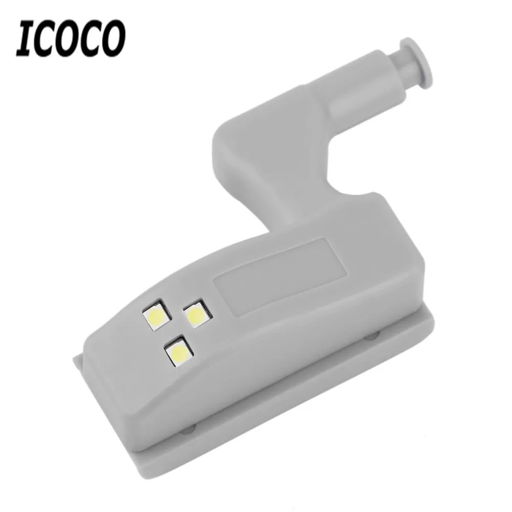 ICOCO 1 шт. мини размер кухонный шкаф для спальни внутренний шарнир светодиодный