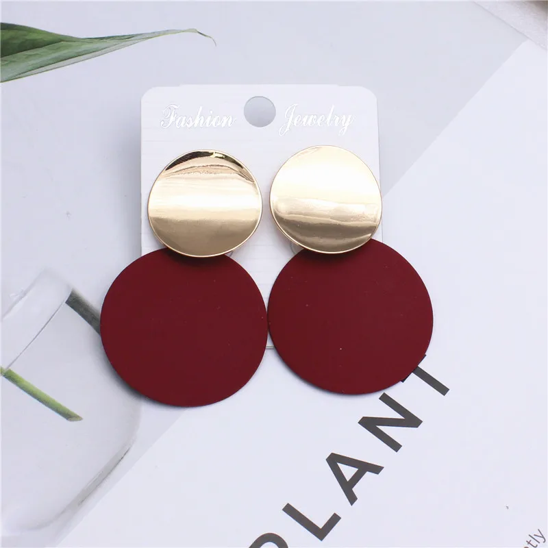 2019 Новое поступление уникальный три цвета трендовые серьги гвоздики золотого