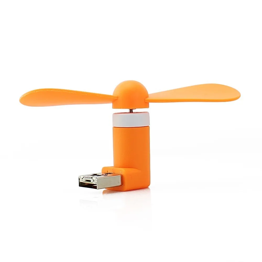 Два в одном портативный мини-вентилятор для путешествий с USB охлаждающий