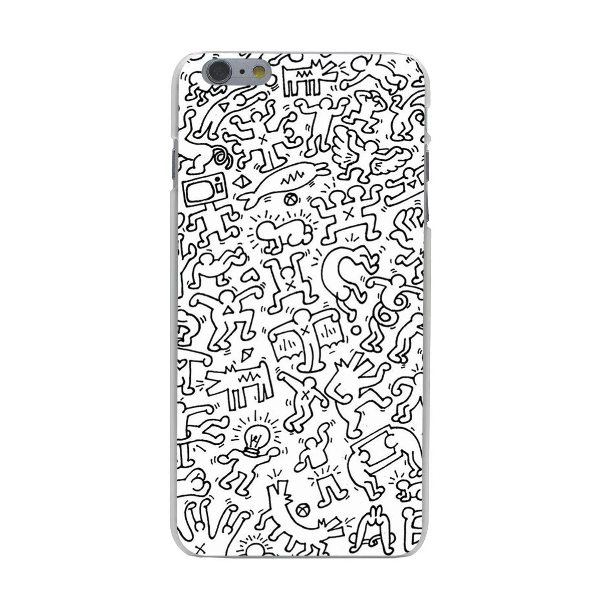 2 Жесткий чехол Lavaza Keith Haring art для телефона iPhone XR X XS 11 Pro Max 10 7 8 6S 5 5S SE 4 4s - Цвет: 2