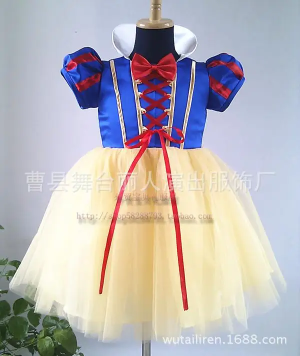 Детские костюмы Белоснежки для девочек Платье Карнавальный костюм на Хэллоуин