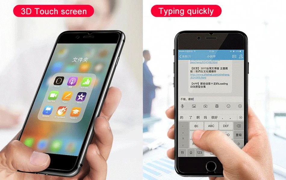 Чехол KISS, закаленное защитное стекло для iPhone 6, 6s, 7 Plus, Защита экрана для iPhone X, XS, 7, 6s, 6 Plus, 5 цветов, зеркальная пленка, чехол
