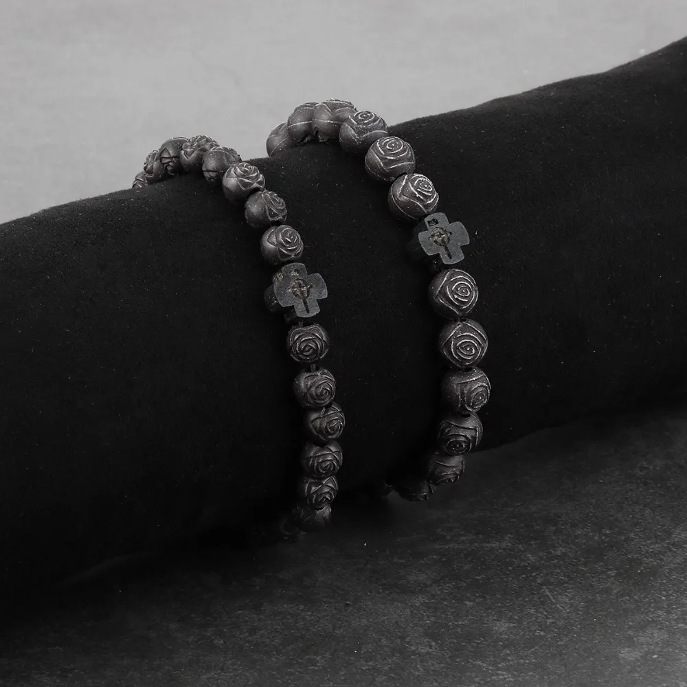 Католические эластичные браслеты для женщин и мужчин манжеты Обручи из