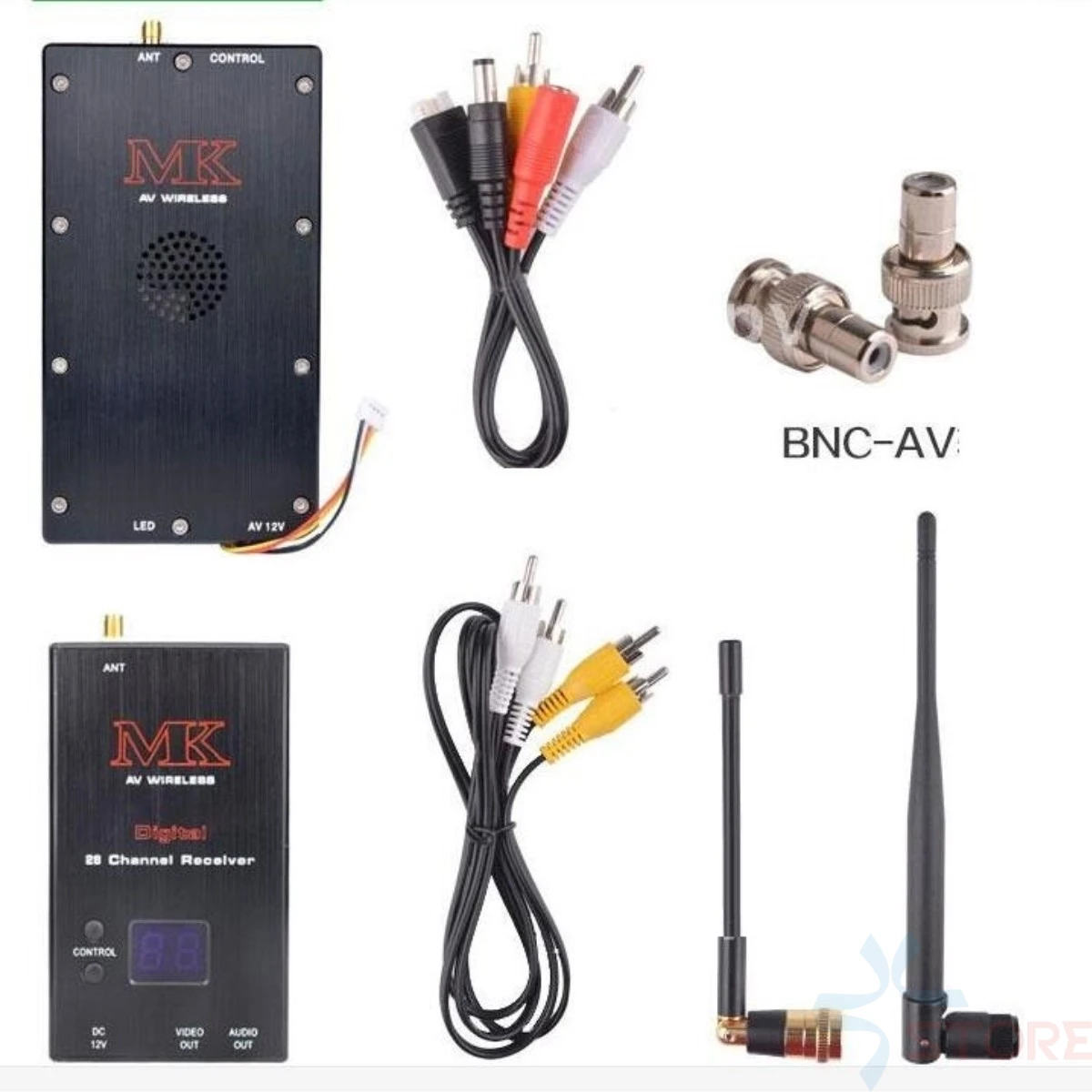 MK brand 10W 15ch 0 9G 1 2G трансивер cctv высокомощный беспроводной видеопередатчик и