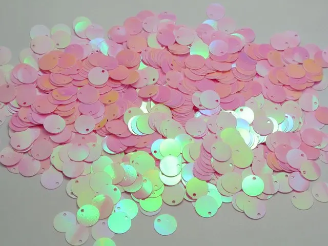 2000 шт. плоские круглые пайетки с отверстием для верха 10 мм|sequin paillette|loose sequinssequins
