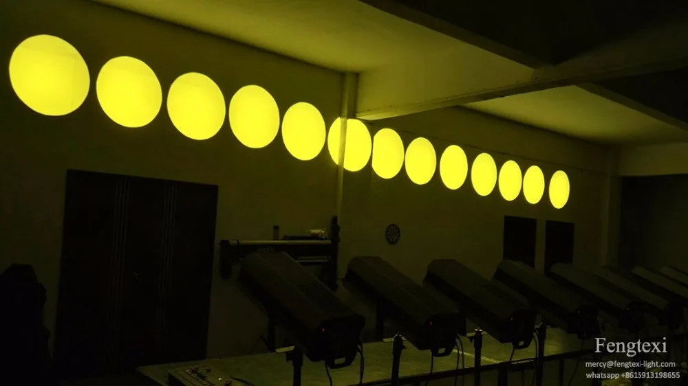 DMX 512 440 Вт Светодиодный светильник Fresnel COB с точечным фокусом, эллипсоидальный светильник/светильник Lekos, светильник с коротким и средним фокусным расстоянием