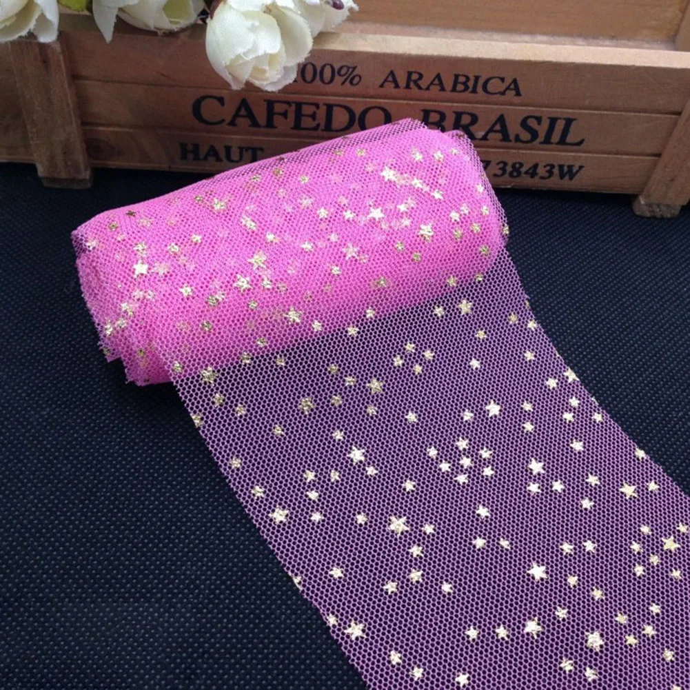 5 ярдов/рулон тюль для выпечки с блестками | Дом и сад