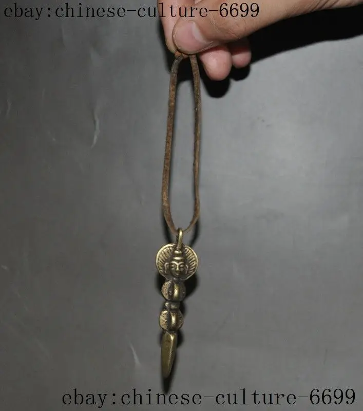 Тибетский буддистский храм Бронзовая статуя Будды Дордже Phurpa Pestle Vajra Talismans|Статуи