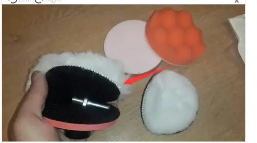 Набор насадок для полировки и буферной насадки Fixmee 5 шт. 4 дюйма + адаптер дрели M10