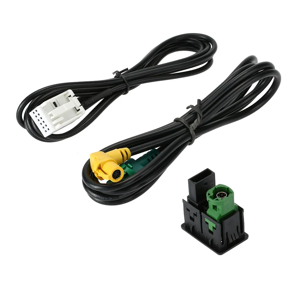 Зарубежные автомобильные аудиосистемы USB AUX Кабельные коммутаторы вилки для VW