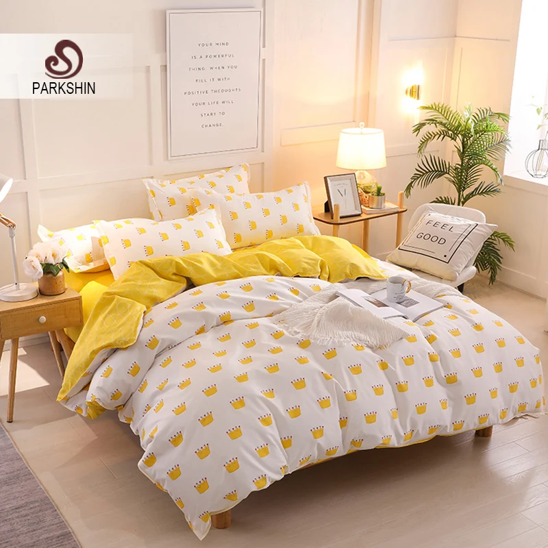 ParkShin Crown Комплект постельного белья Декор пододеяльник простыня наволочки