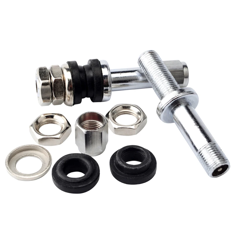 NS Modify 4 шт. TR48E металлический/Хромированный клапан для автомобильных шин высокого