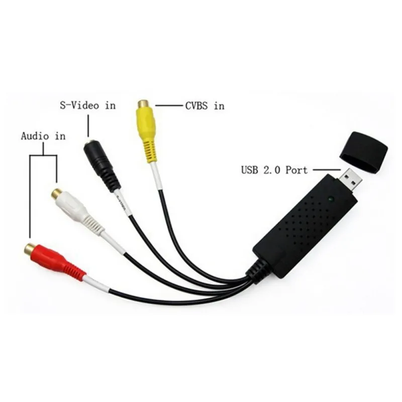 USB 2.0 Easycap Аудио Видео DVD VHS Записи Карты Захвата Конвертер Адаптер для ПК |
