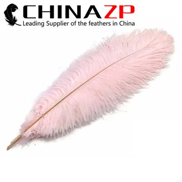 CHINAZP перо розничная 45~ 50 см(18~ 20 дюймов) длина 50 шт/партия красочные большие пушистые страусиные перья для свадебных украшений - Цвет: Pink