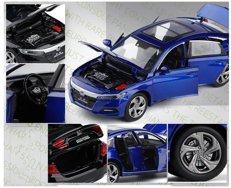 Модели легкосплавных автомобилей 1:32 Honda Accord с высокой имитацией металлические