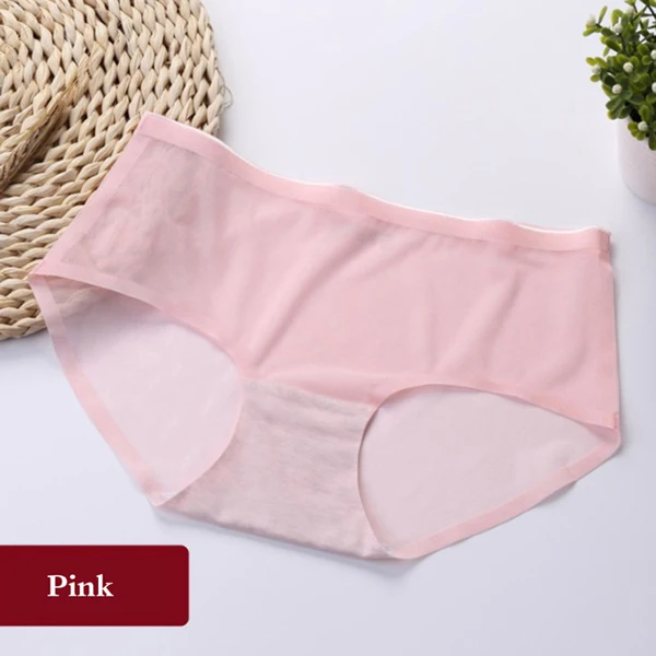 Pink Высококачественные женские спортивные шорты для фитнеса и йоги, бесшовное Сетчатое кружевное сексуальное нижнее белье, прозрачные трусы с низкой талией - Цвет: Pink