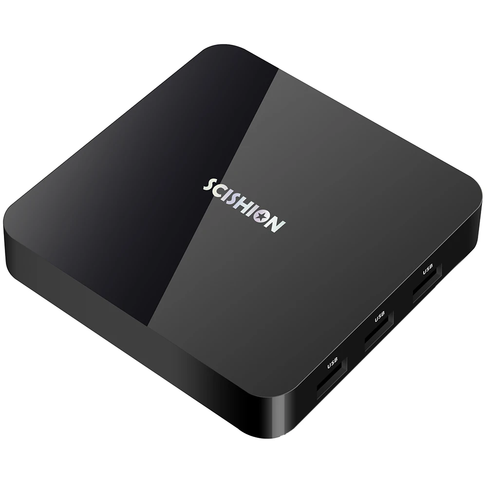 SCISHION AI Two Smart RK3328 Android 9 0 ТВ-приставка Bluetooth 4 телеприставка ГБ 32 2 ггц Wifi 4K USB 3