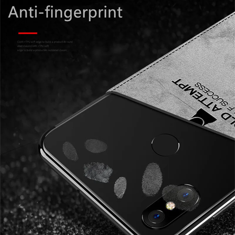 Luxury Retro Deer Cloth Texture Phone Case For Xiaomi Redmi Note 5 Pro Slim Soft TPU Leather Cover Mi 8 Mi8 |