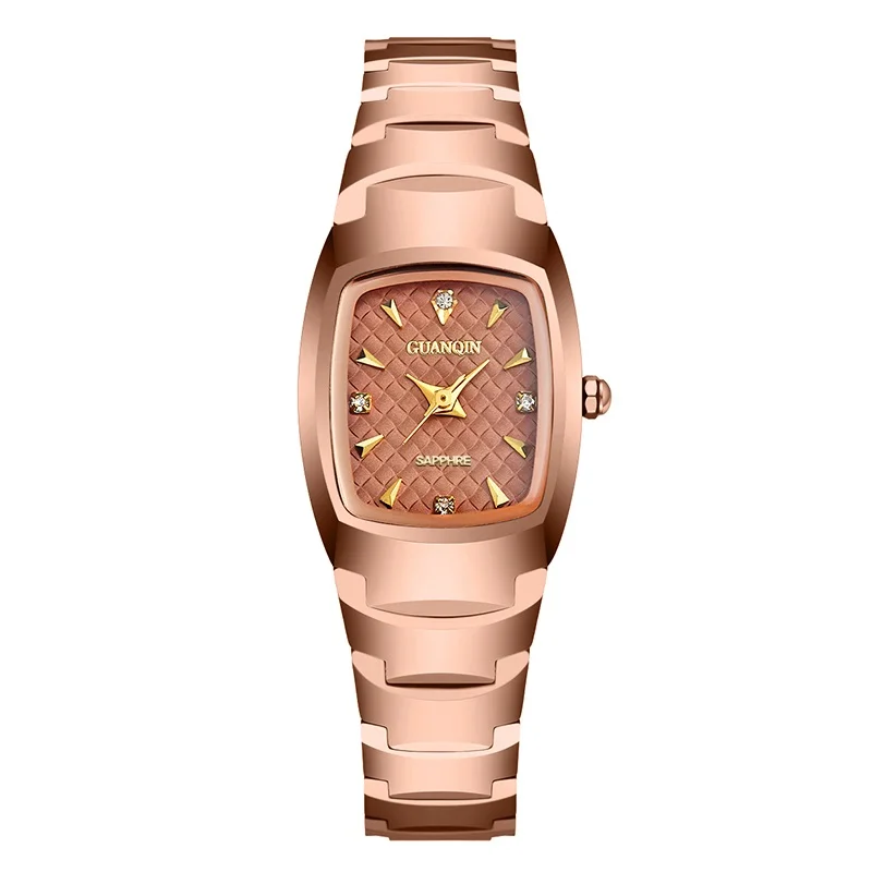 Relogio feminino GuanQin 2018 модные женские часы из вольфрамовой стали люксовый Топ бренд
