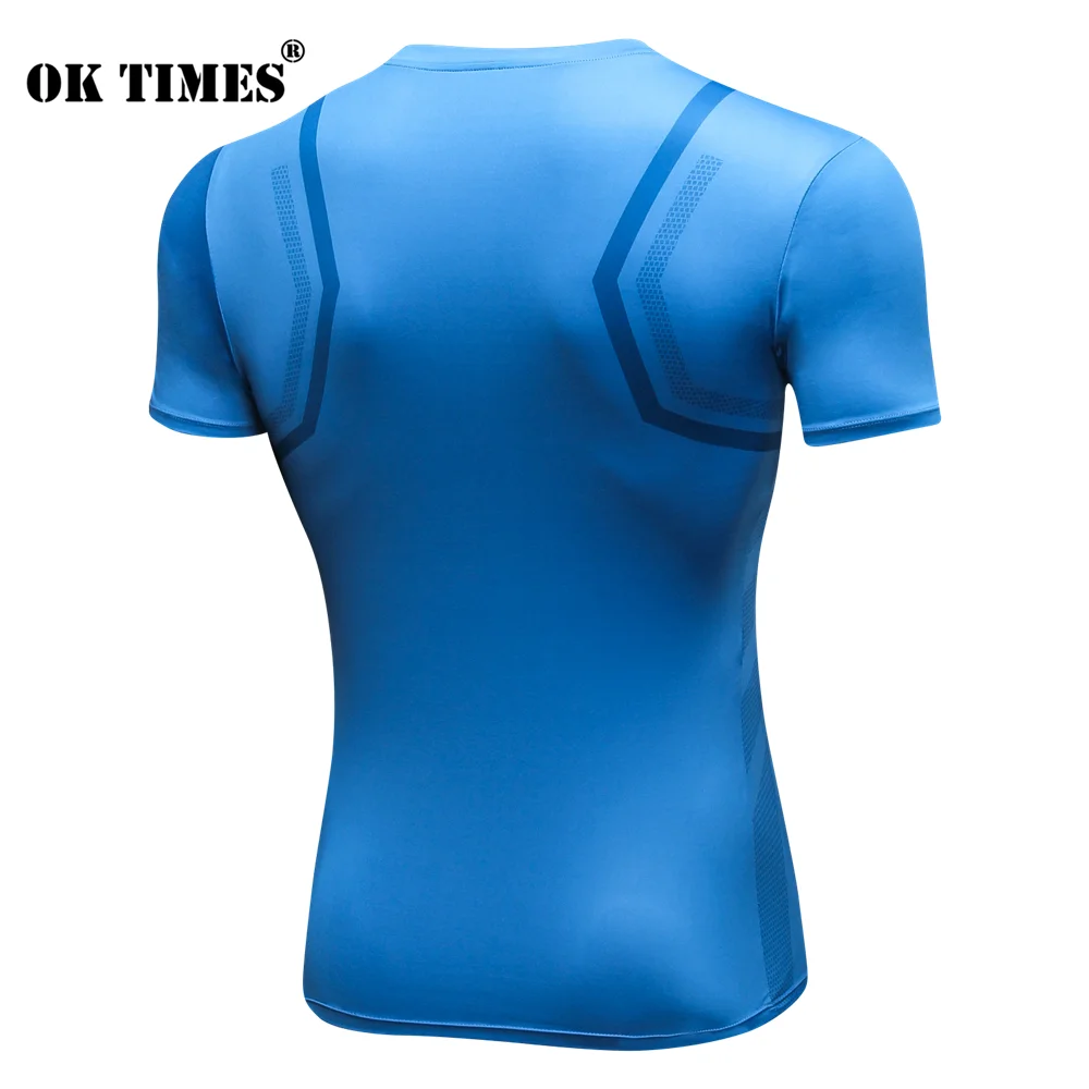 Горячая быстросохнущая компрессионная футболка для футбола баскетбола Джерси