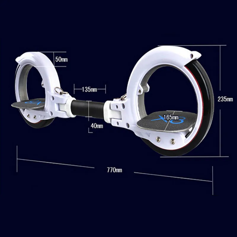 CX8 Skatecycle Upgrade 2 два колеса скейт доска две части ролик складной дрейф скейтборд трюк скутер для экстремальных видов спорта