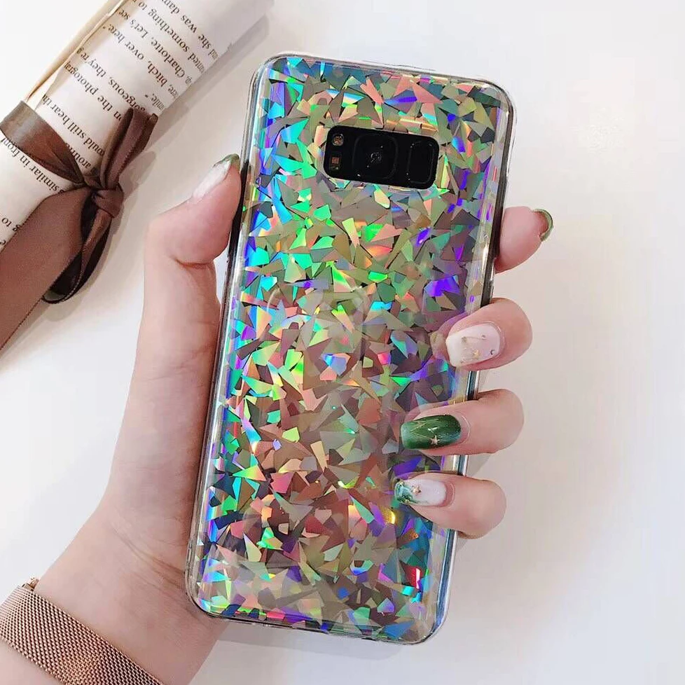 Любимый цветной лазерный чехол для Samsung Galaxy S9 S8 Plus Note 8 S7 телефона
