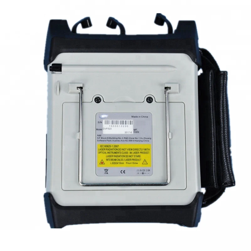 5 дюймовый Китайский OTDR DVP323 DVP322 обновленный 30/28дБ Тестер одномодового волокна с VFLnd OPM высокой точностью.