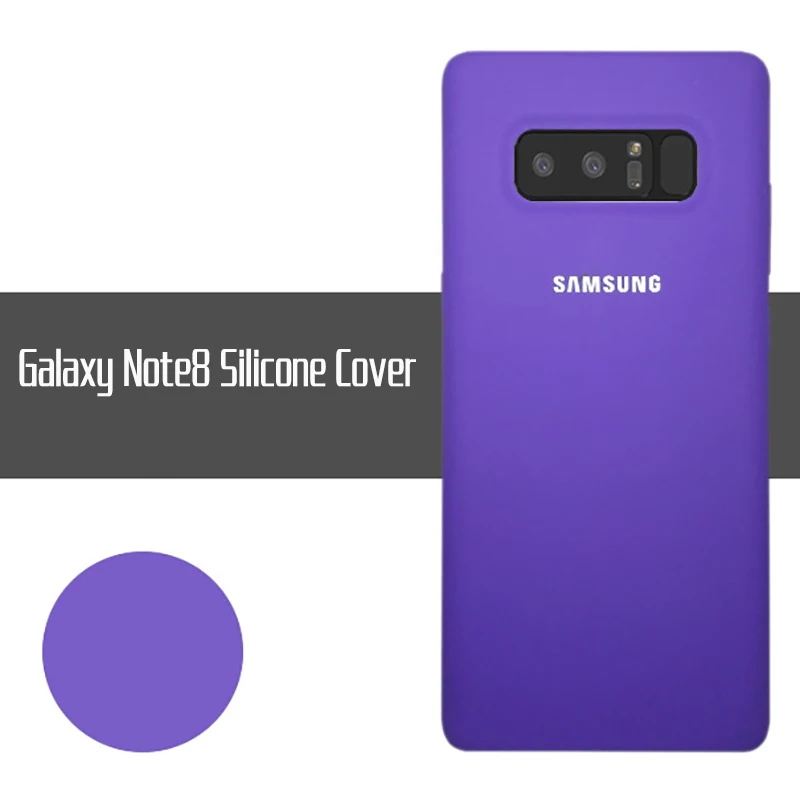 samsung galaxy Note 8 SM-N950F противоударный Алькантара чехол для телефона чехол для мобильного телефона Funda чехол s для samsung galaxy Note 8 - Цвет: Purple