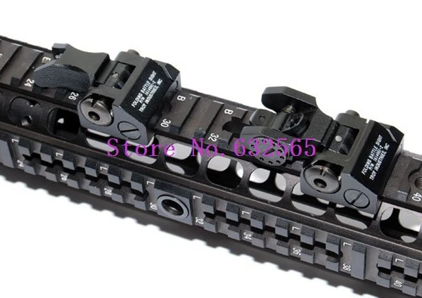 5 шт./лот оптовая продажа Трой тактический военный откидной задний прицел набор