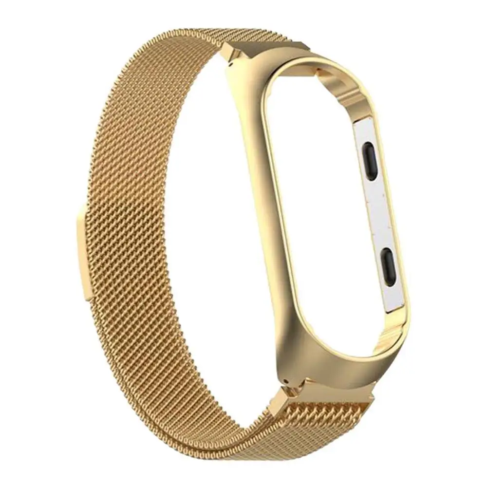 Магнитный ремешок для часов Milanese из нержавеющей стали Xiaomi Mi Band 4 Смарт часы