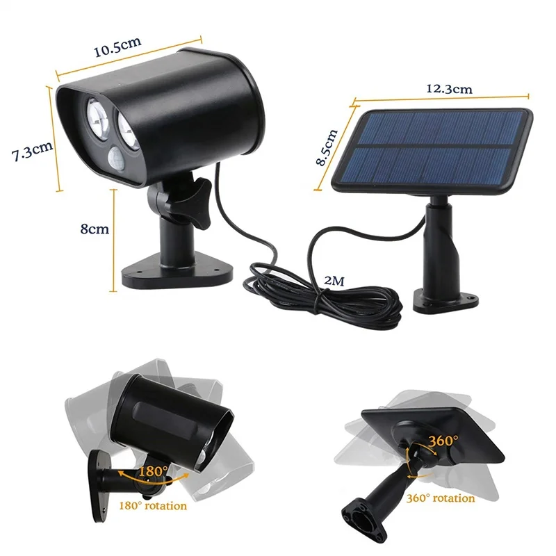 Светодиодный настсветильник светильник на солнечной батарее 1000 лм